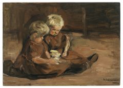 Max Liebermann, Spielende Kinder in einer Scheune