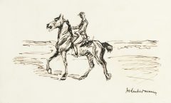 Max Liebermann, Reiter am Meer
