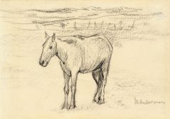 Max Liebermann, Pferd auf der Weide