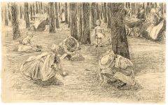 Max Liebermann, Spielende Kinder im Park