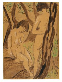 Otto Mueller, Zwei Mädchen im Wald