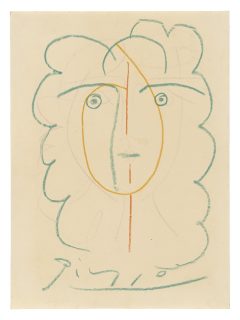 Pablo Picasso, Visage de Marianne Greenwood
