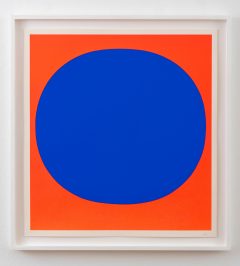 Rupprecht Geiger, Colour in the round (Blau auf Rot)
