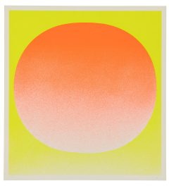Rupprecht Geiger, Colour in the round (Orange auf Gelb)