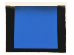 Rupprecht Geiger, blau - schwarz