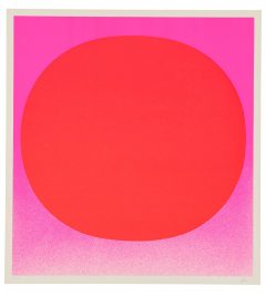 Rupprecht Geiger, Colour in the round (Rot auf Pink)