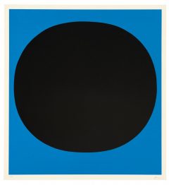 Rupprecht Geiger, Colour in the round (Schwarz auf Blau)