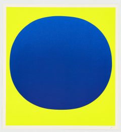 Rupprecht Geiger, Colour in the round (Blau auf Gelb)