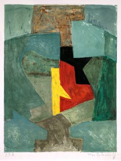 Serge Poliakoff, Composition bleue, jaune et rouge