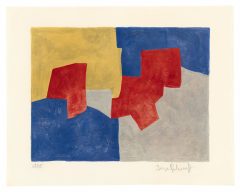 Serge Poliakoff, Composition bleue, grise, rouge et jaune