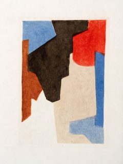 Serge Poliakoff, Composition brune, blance, bleue et rouge (Aus: Parménide)