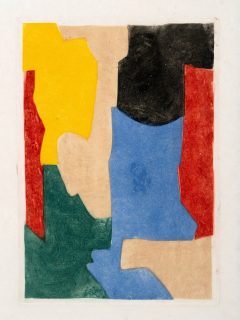 Serge Poliakoff, Composition verte, bleue, rose et jaune (Aus: Parménide)