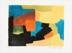 Serge Poliakoff, Composition noire, jaune, bleue et rouge
