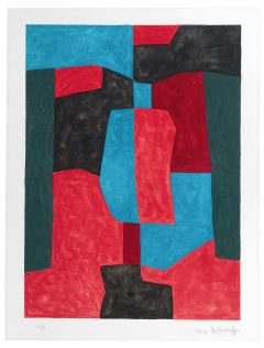 Serge Poliakoff, Composition rouge, verte et bleue