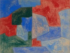 Serge Poliakoff, Composition abstraite (bleue, rouge et verte)