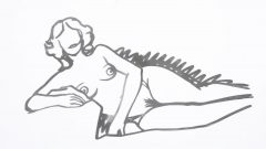 Tom Wesselmann, Rosemary Lying on One Elbow (unpainted)